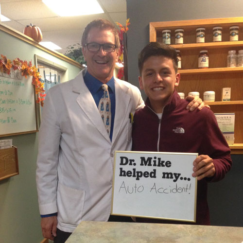 Happy Patient After Treating Injuries from an Auto Accident